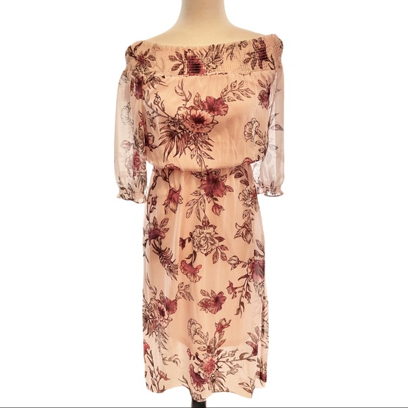 Reitmans Dresses & Skirts - Reitmans off shoulder floral high low dress